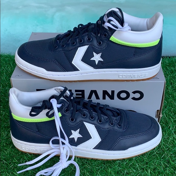 CONVERSE FASTBREAK PRO MID OBSIDIAN/WHITE/ MENS - Picture 2 of 16